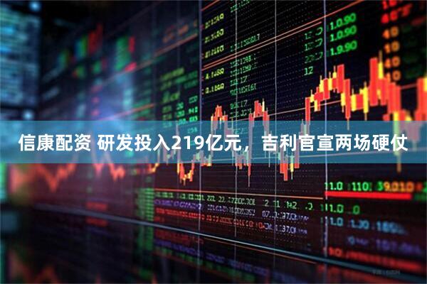 信康配资 研发投入219亿元，吉利官宣两场硬仗